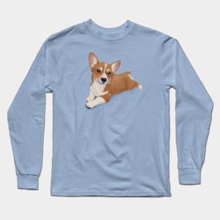 Corgi puppy Long Sleeve T-Shirt